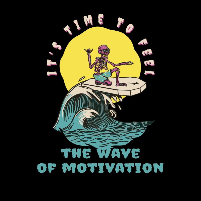 Il est temps de sentir la vague de motivation Surfer