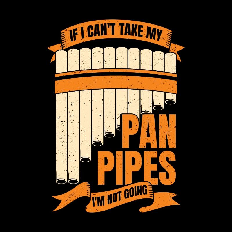 Funny Pane Pipes Flute Player Gift