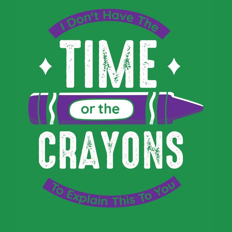 Ich habe nicht die Zeit oder die Buntstifte