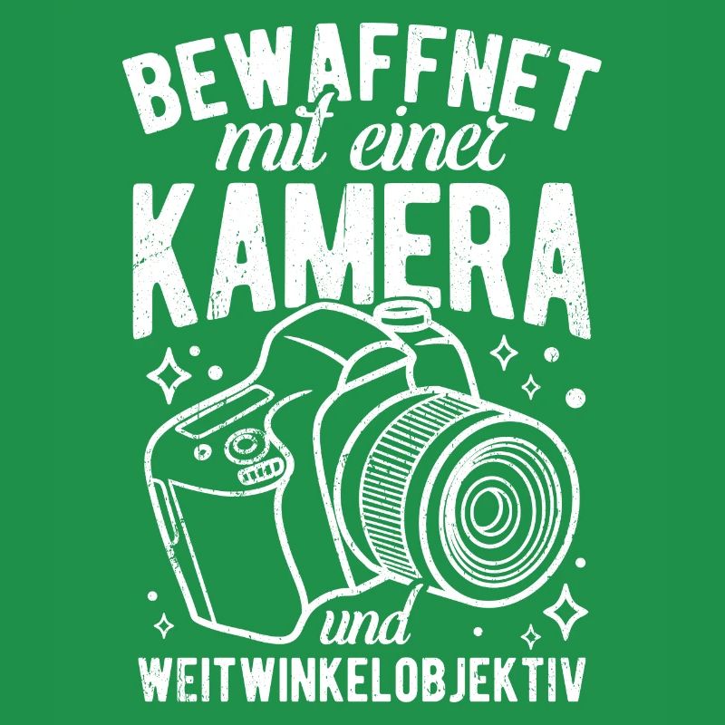 Bewaffnet mit einer KAMERA und WEITWINKELOBJEKTIV