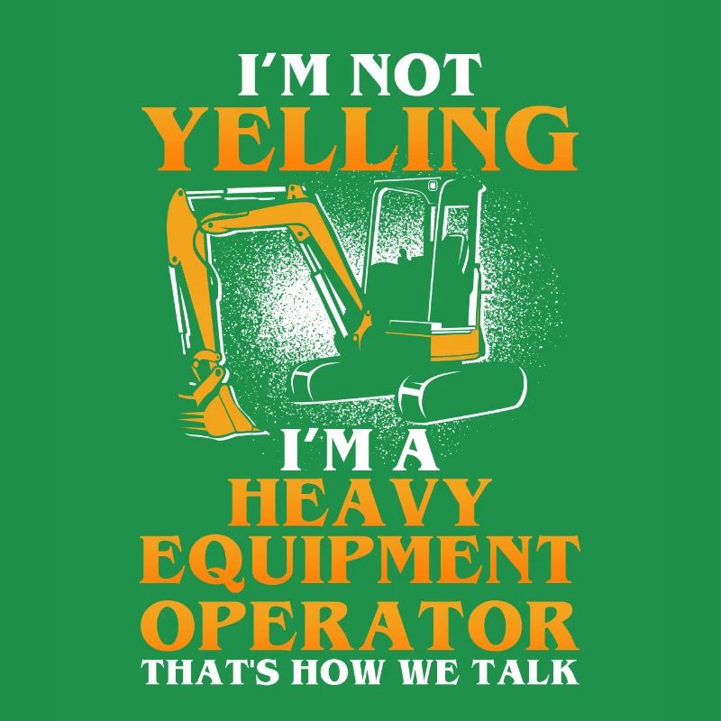 Construction machinery operator Excavator driver Excavator driver Construction workers