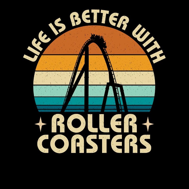 Theme Park Vacation Life Is Better With Roller Coa