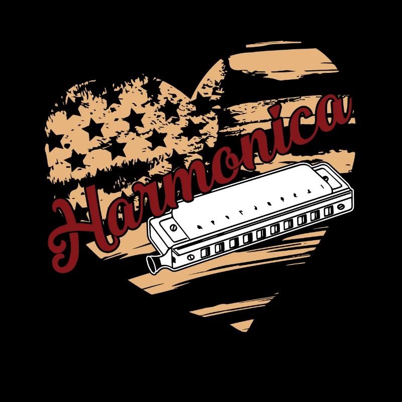 Harmonica Harmonica Flag