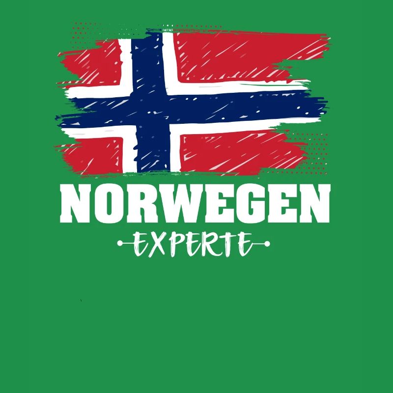 Norwegen Experte Flagge Urlaub Geschenk