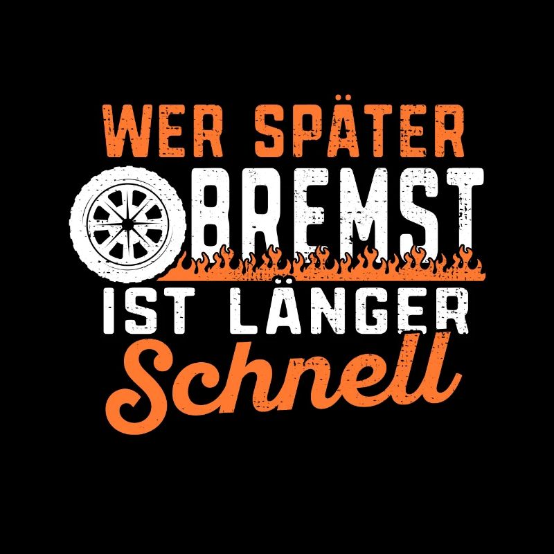 KFZ Mechaniker Auto Wer später bremst Geschenk
