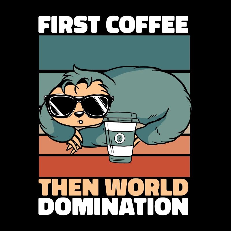 Faultier Kaffee