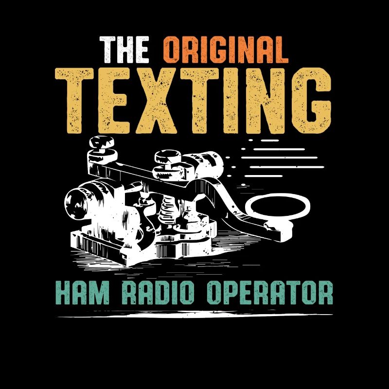The Original Texting Ham Radio Operator Antenna Ne