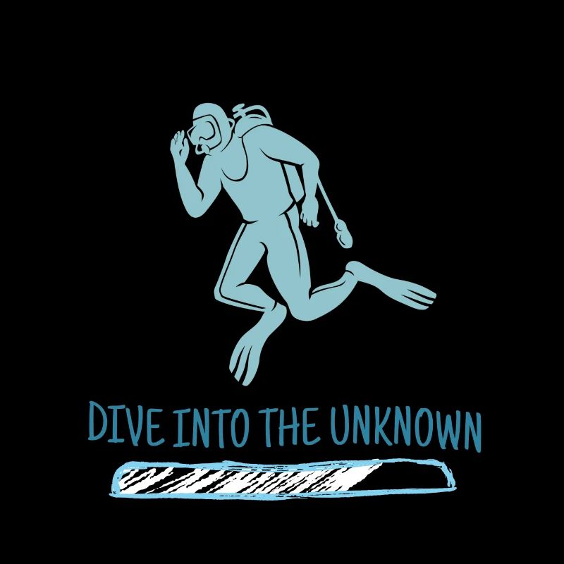 Dive Into The Unknown Retro Diver Designs Present