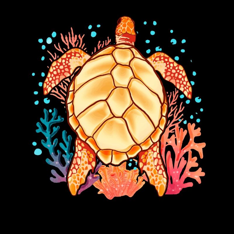 Sea Creatures Ocean Animal Gift Turtle