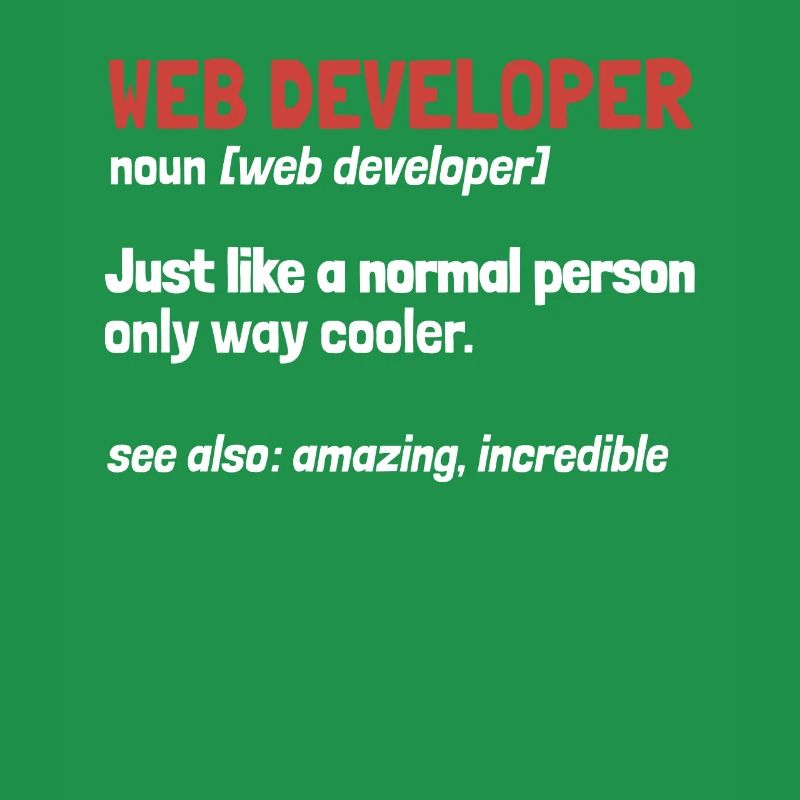 Web Entwickler Webdeveloper Definition