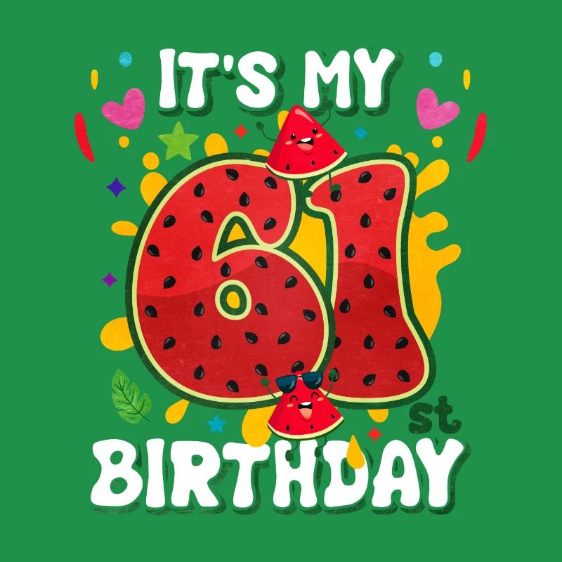 61e anniversaire Pastèque