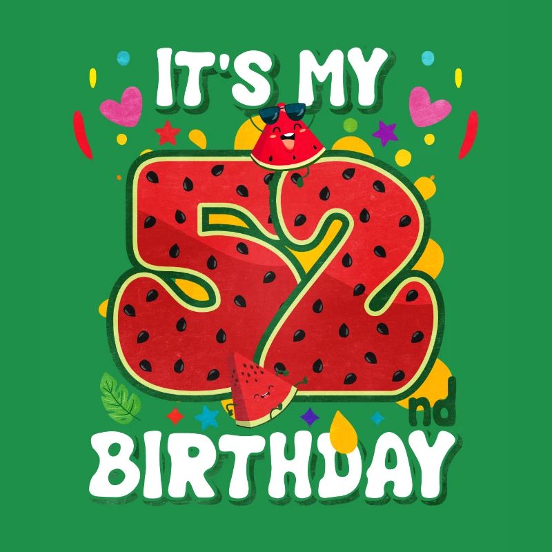 52e anniversaire Pastèque