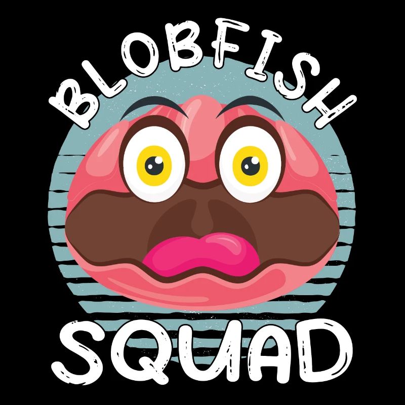 Blobfish Costume - Ugly Blob Fish Face -