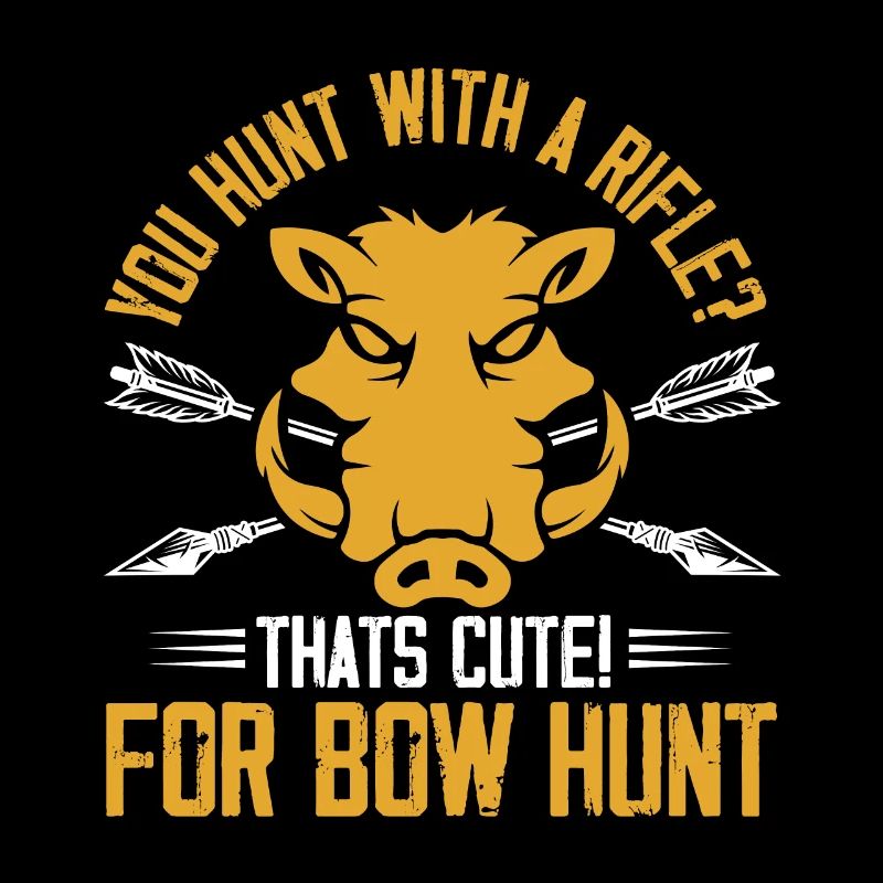 Vous chassez avec un fusil C’est mignon pour la chasse à l’arc