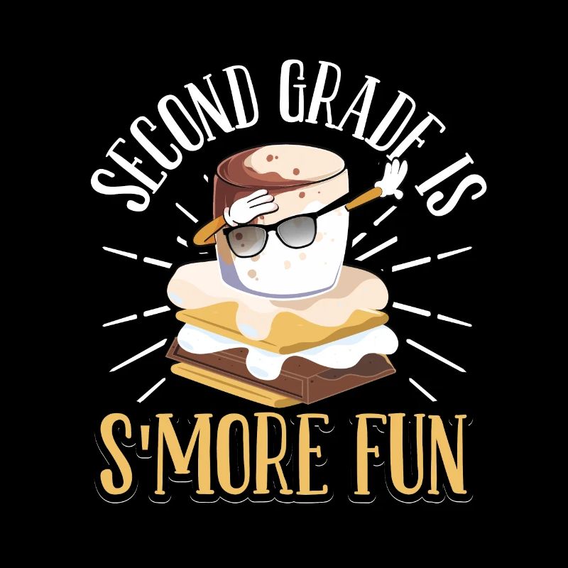 Dabbing Marshmallow Camper Second Grade est Smore F