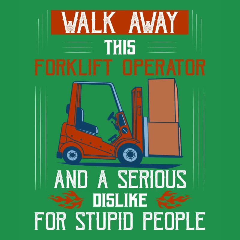 Walk Away This Forklift Operator Has Anger Issues