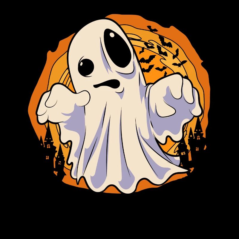 Cute Ghost Halloween Gift Ghost