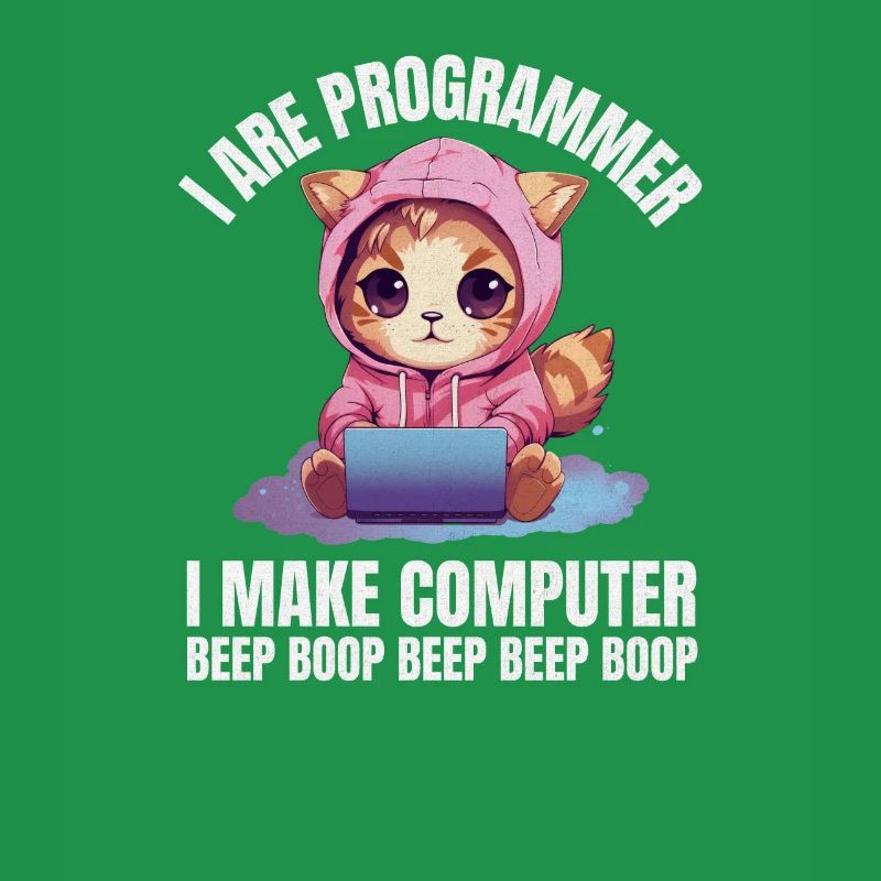 Ich bin Programmierer. Ich mache Computer Beep