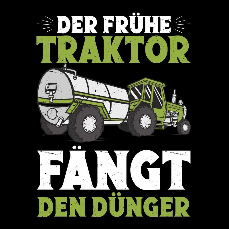 Traktorfahrer Dünger Landwirt Kuhbauer Traktor