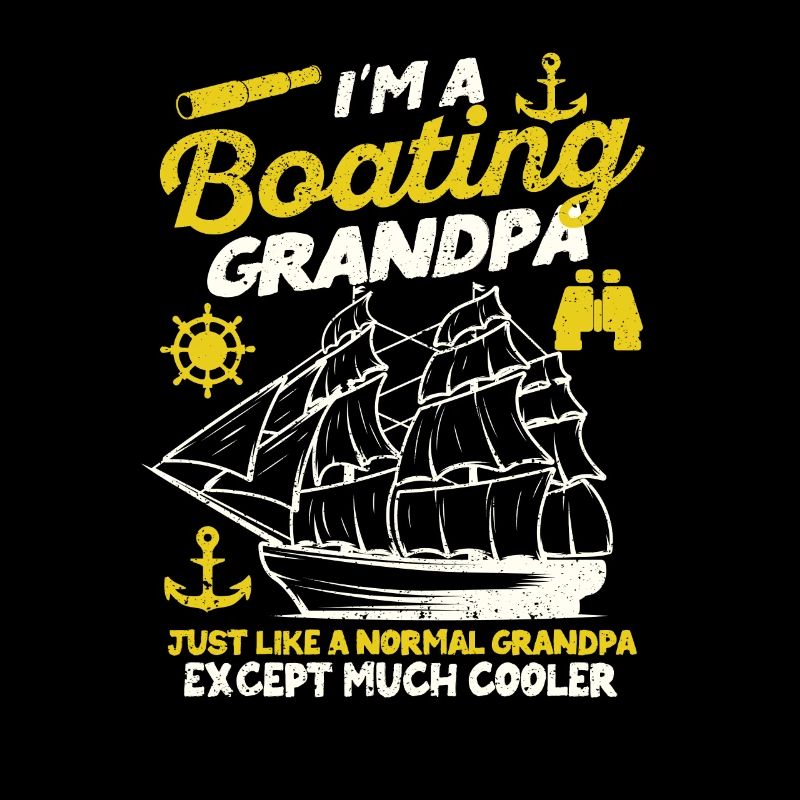 Ich bin ein Bootfahrender Opa Lustig Segeln Segeln