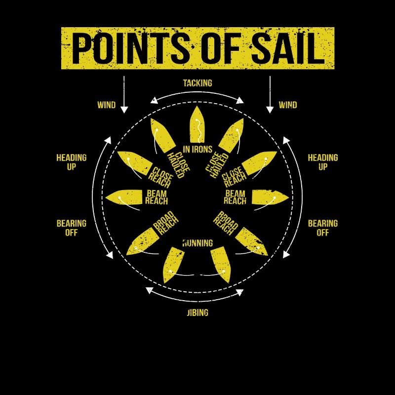 Sailing Points Maneuvers Sailing Ship Sailors Skipper