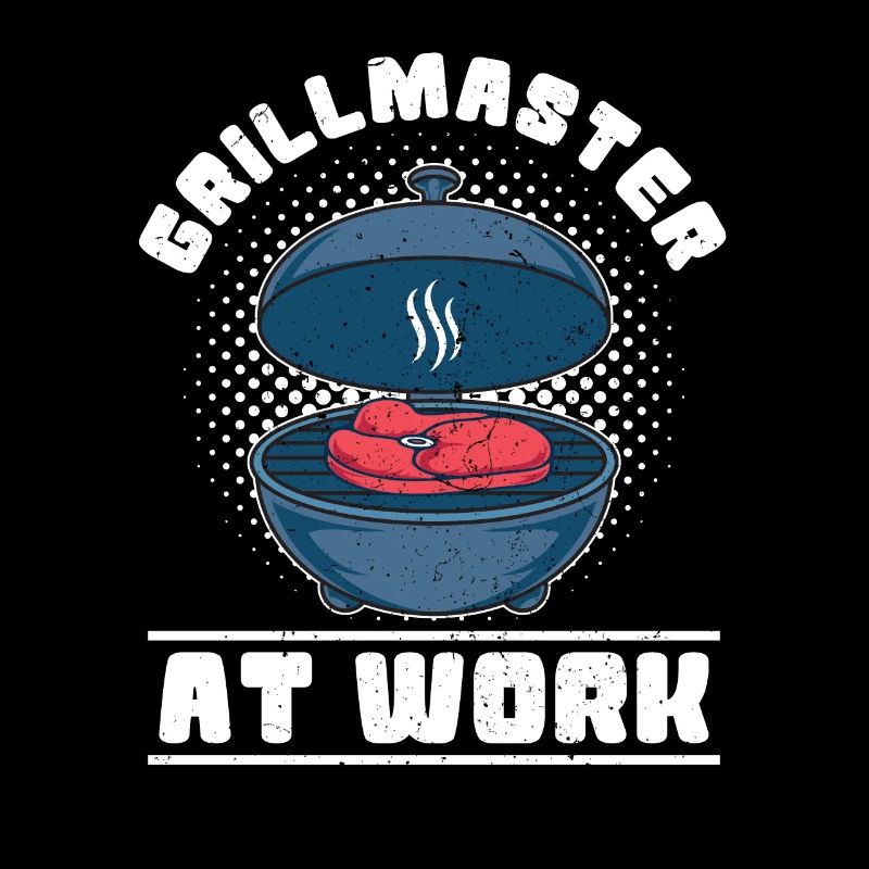Grill master at work BBQ Fun grilling