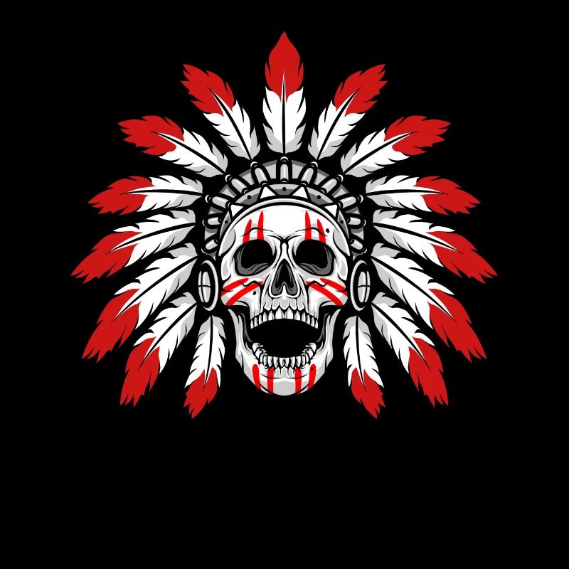 Indigenous Skull and Crossbones
