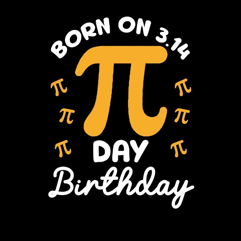 Né 3 :14 Pi Day Anniversaire 14 mars Math