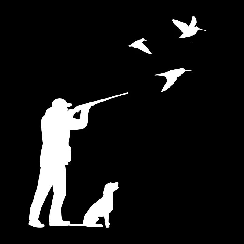 Waldschnepfe Jagdvogel Männer Jäger Hund
