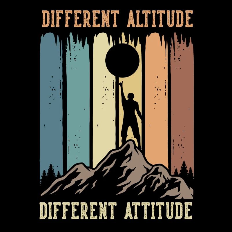 Different altitude different attitude