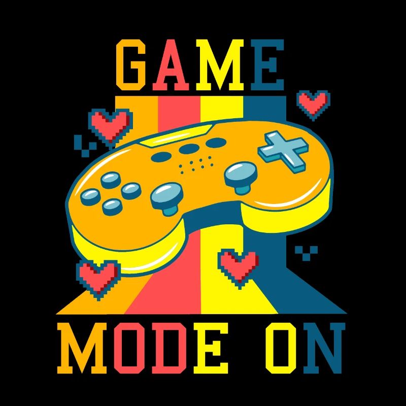 Mode de jeu activé : Manette de jeu rétro Poster