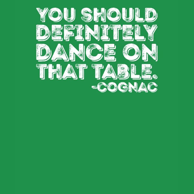 Vous devriez absolument danser sur cette table Cognac