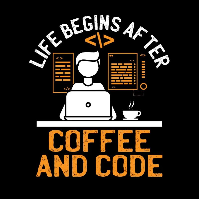 Café Codage Programmeur Codeur Développeur Nerd Coff