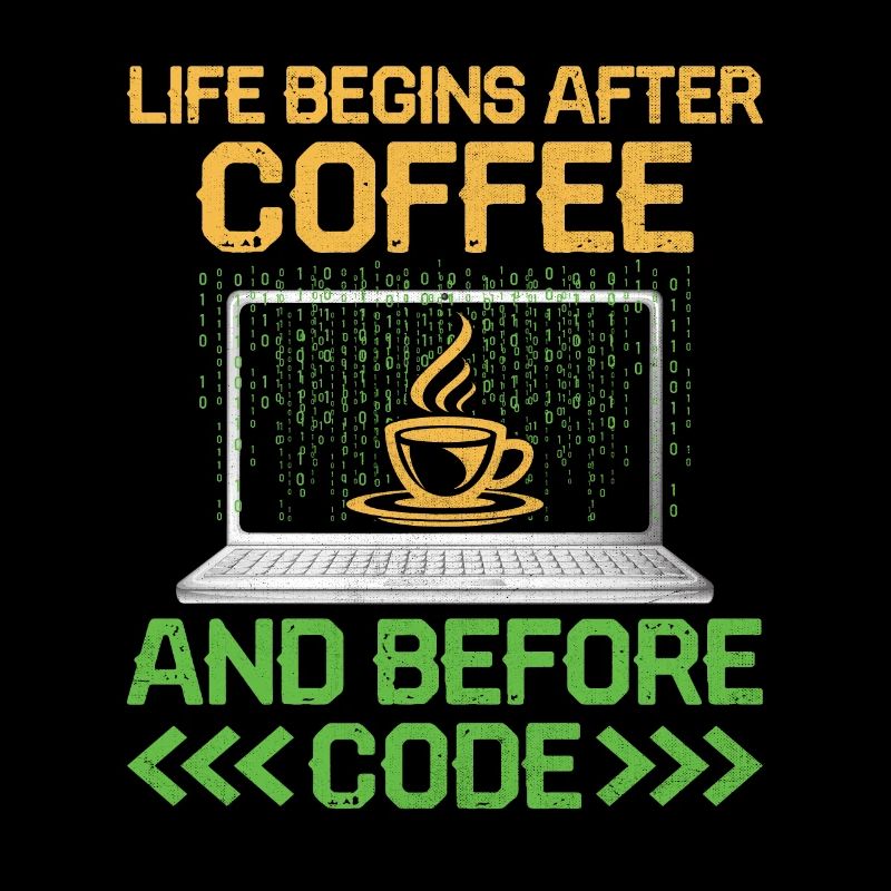 Coffee Coding Programmer Coder Developer Nerd Coff