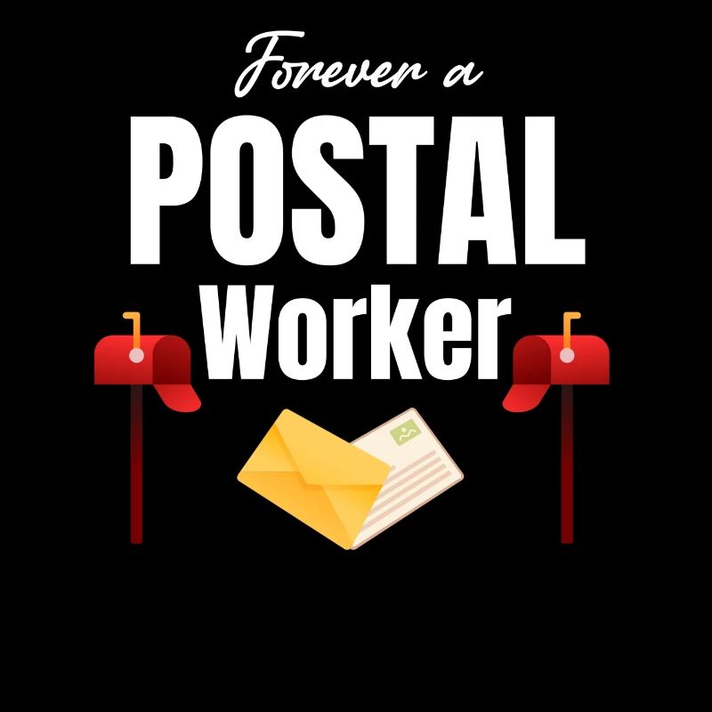 Für Immer Ein Postangestellter Postbote Postbote