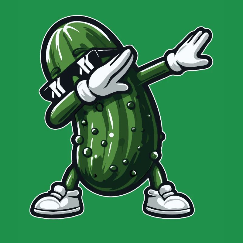 Dabbing Cornichon Dab Concombre Cornichon à l’aneth Drôle