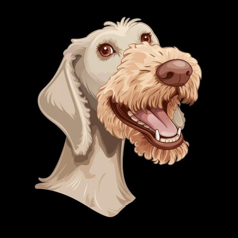 Bedlington Terrier | Cartoon Artwork
