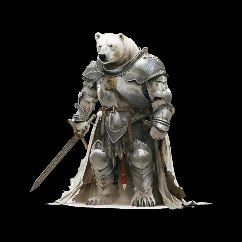 Polar Bear Knight Middle Ages