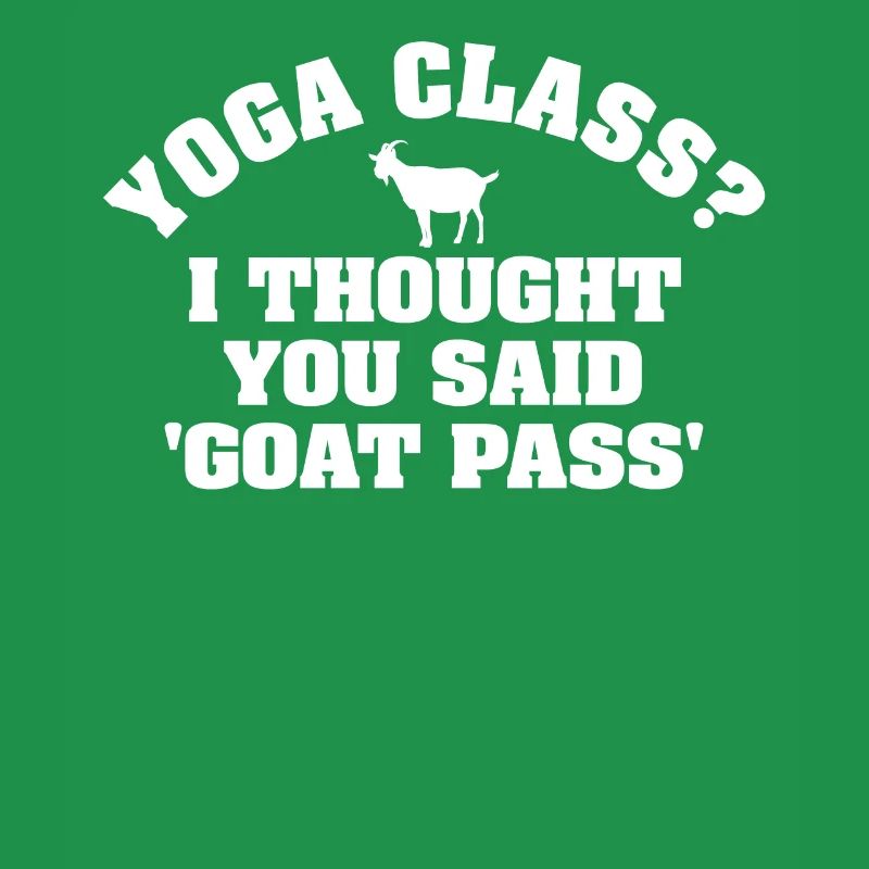 Yogastunde oder Ziegenpass