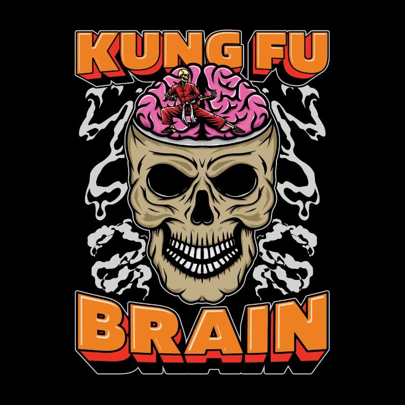 Kung Fu Schädel Kung Fu Brain