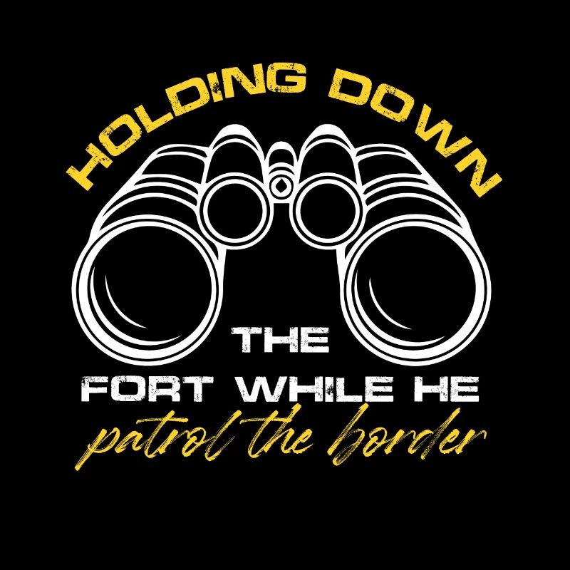 Holding Down The Fort While He Patrol The Border