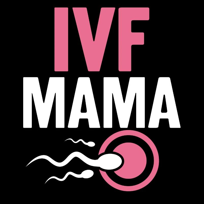 Lustige IVF Mutter IVF Eizellentnahme Tag Unfruchtbarkeit