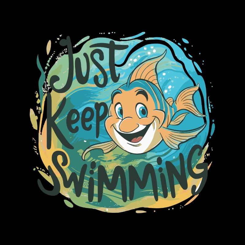 SCHWIMMEN SIE EINFACH WEITER
