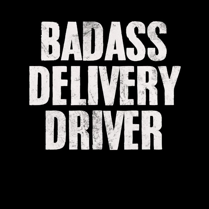 Badass Delivery Driver Package Parcel Delivery