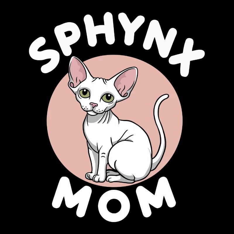 Sphynx Mama Lustiges Kätzchen Sphynx Rasse Nackte Katzen