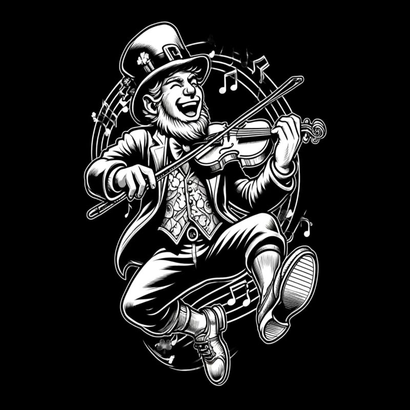 Violin Playing Leprechaun (Irish Leprechaun)