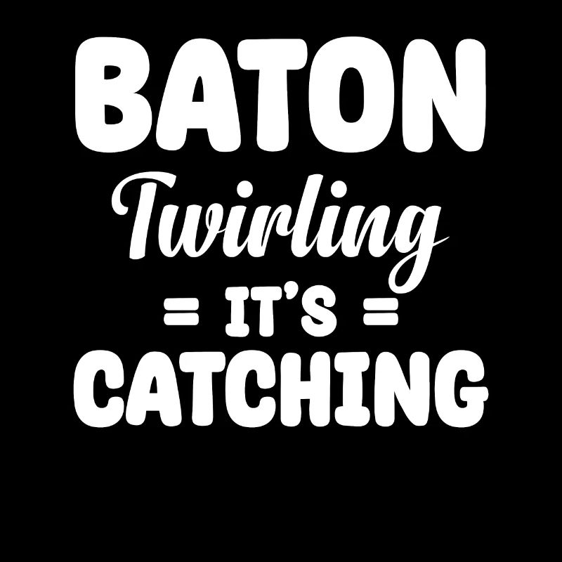 Baton Twirling It's Catching Marching Cheerleader