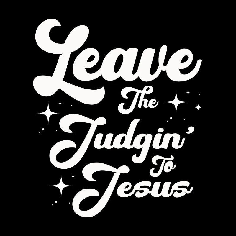 Überlassen Sie das Urteil Jesus