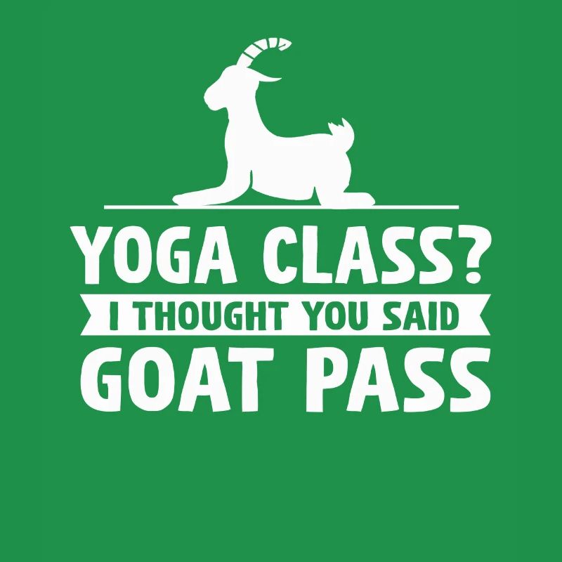 Yogastunde oder Ziegenpass