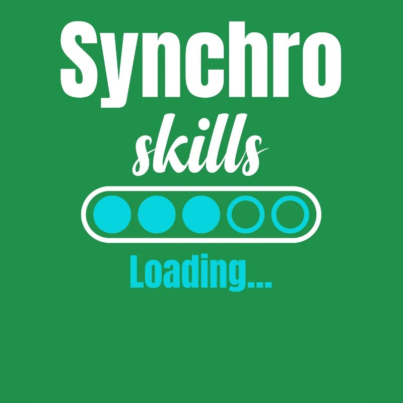 Loading synchro skills. Synchronized swimming
